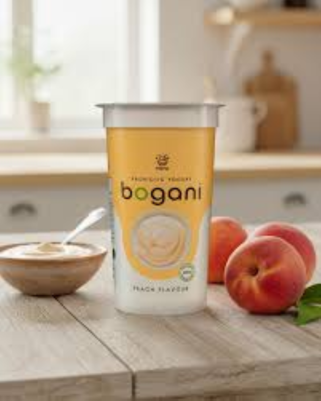 BOGANI PROBIOTIC YOGHURT PEACH 1LT